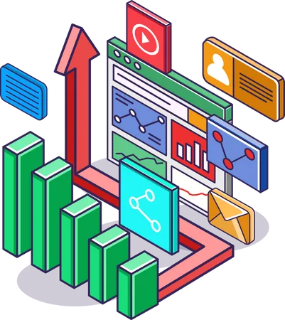 Croissance de l'analyse  Illustration