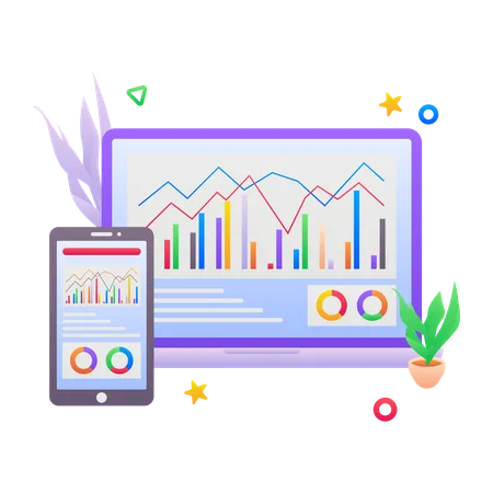 Analyse commerciale  Illustration