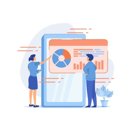 Analyse commerciale  Illustration