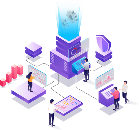 Analyse du centre de données  Illustration