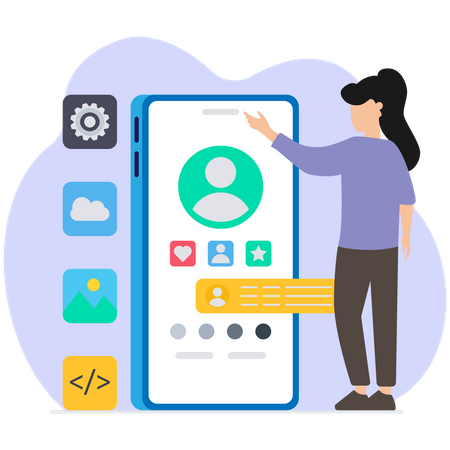 Analyse de compte utilisateur  Illustration