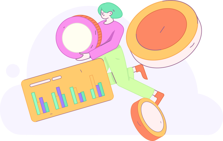 Analyse de la cote de crédit  Illustration