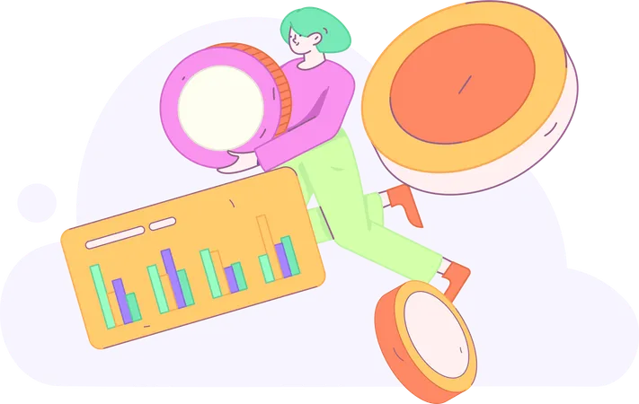 Analyse de la cote de crédit  Illustration