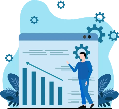 Analyse de la croissance des entreprises  Illustration