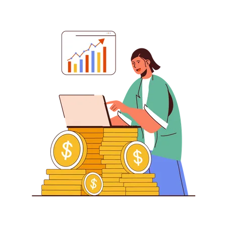 Analyse de la croissance des entreprises  Illustration