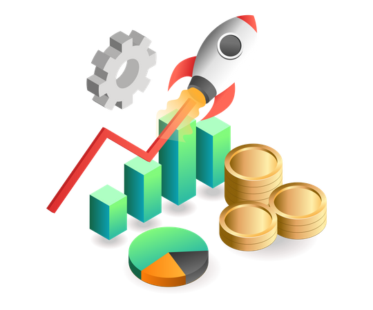 Analyse de démarrage d'entreprise  Illustration