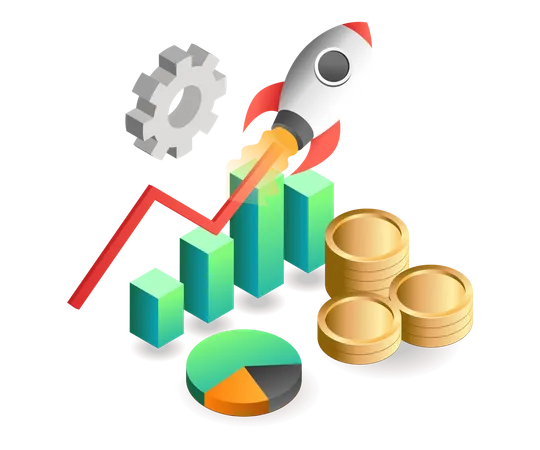 Analyse de démarrage d'entreprise  Illustration