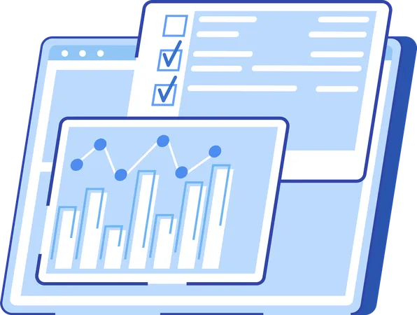 Analyse des données avec liste de contrôle  Illustration