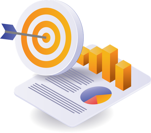 Analyse des données cibles commerciales  Illustration