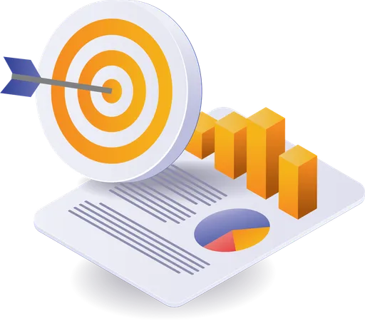 Analyse des données cibles commerciales  Illustration