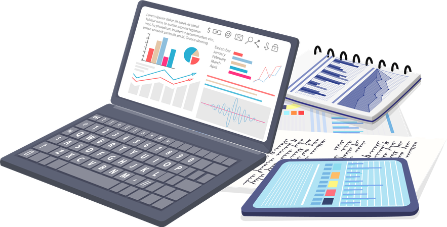 Analyse des données commerciales  Illustration