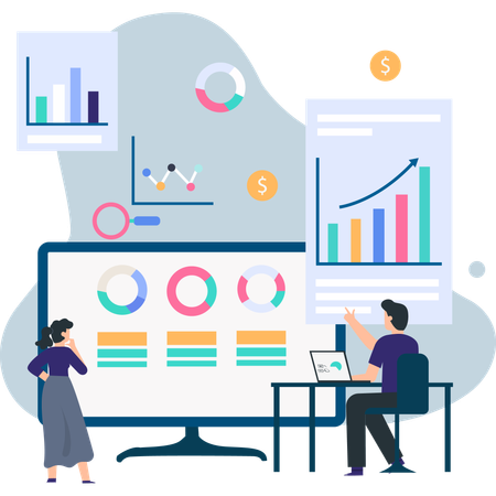 Analyse des données commerciales  Illustration