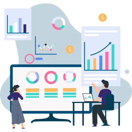 Analyse des données commerciales  Illustration