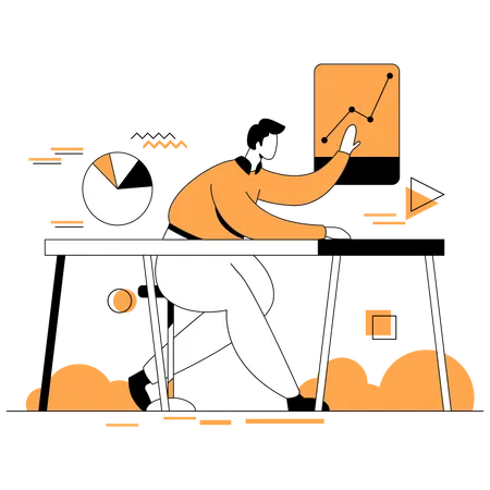 Analyse des données commerciales  Illustration