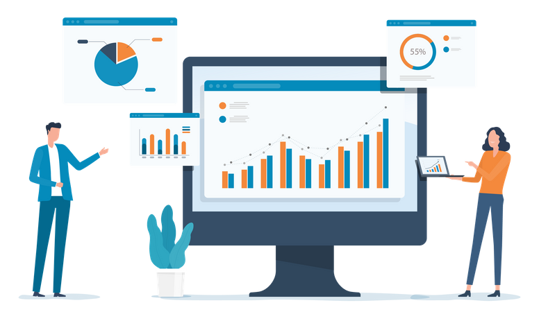 Analyse des données commerciales  Illustration