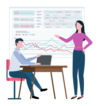 Analyse des données commerciales  Illustration