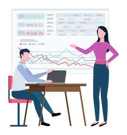 Analyse des données commerciales  Illustration