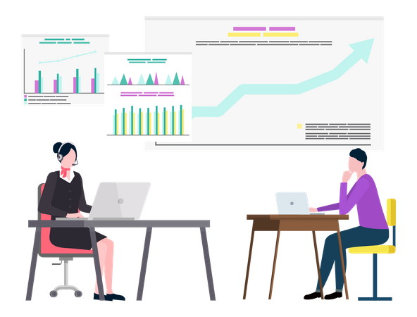 Analyse des données commerciales  Illustration