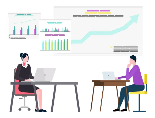 Analyse des données commerciales  Illustration