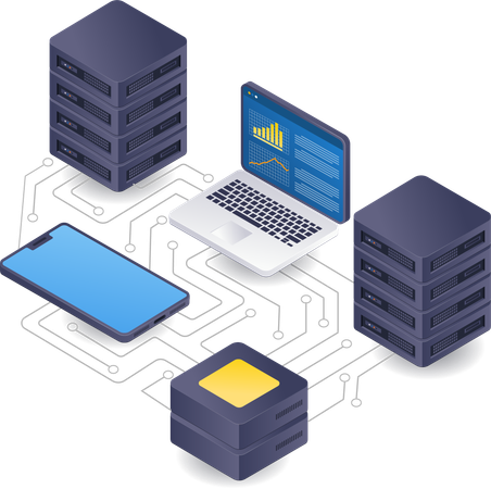 Analyse des données du serveur de gestion de réseau  Illustration