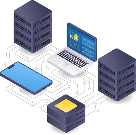 Analyse des données du serveur de gestion de réseau  Illustration