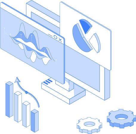 Analyse de données en ligne  Illustration