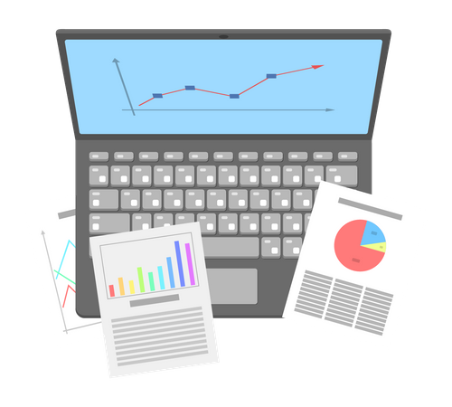 Analyse de données en ligne  Illustration