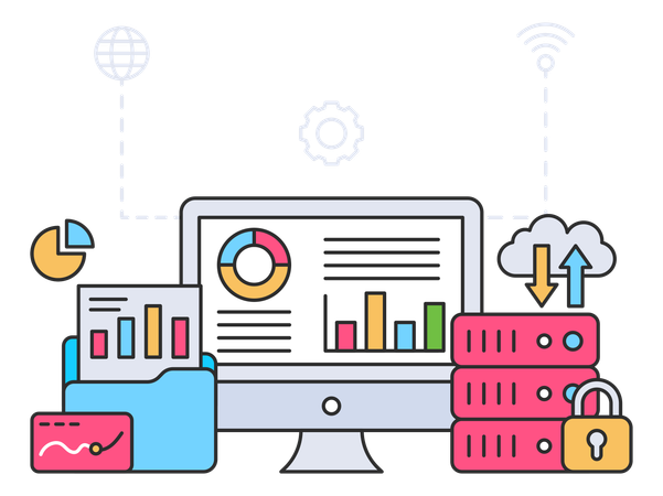 Analyse de données en ligne  Illustration