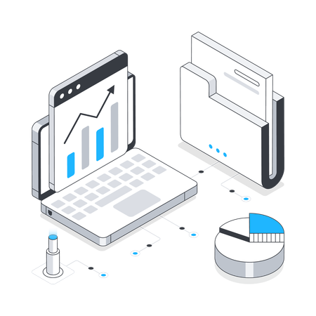 Analyse de données en ligne  Illustration