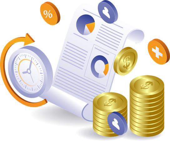 Analyse des performances de croissance financière des entreprises  Illustration