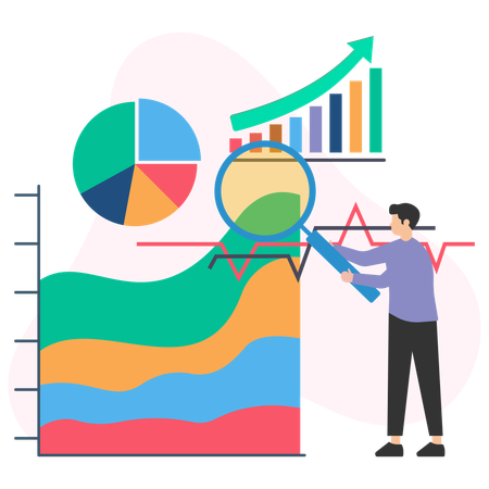 Analyse de la performance du marché  Illustration