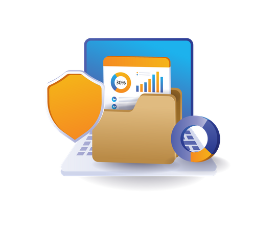 Analyse de la sécurité des dossiers informatiques  Illustration