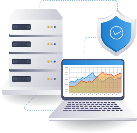 Analyse de la sécurité du serveur cloud  Illustration