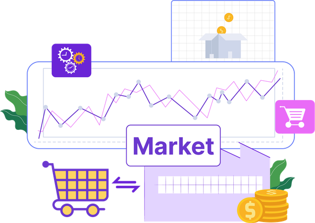 Analyse de marché  Illustration