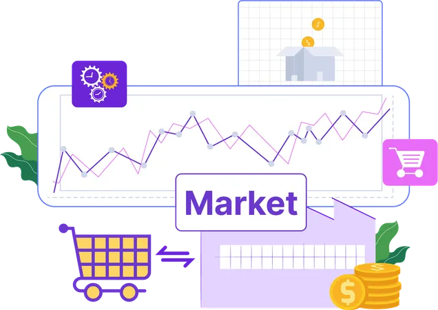 Analyse de marché  Illustration