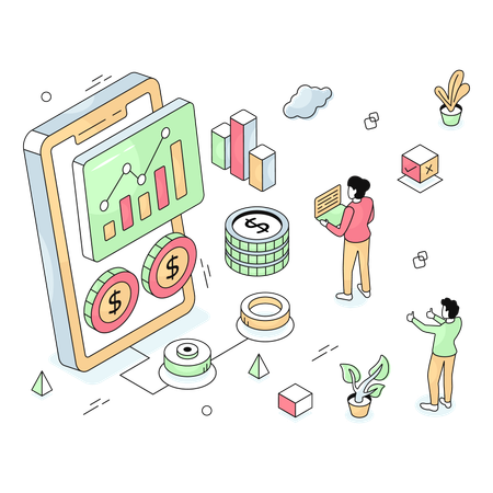 Analyse de marché  Illustration