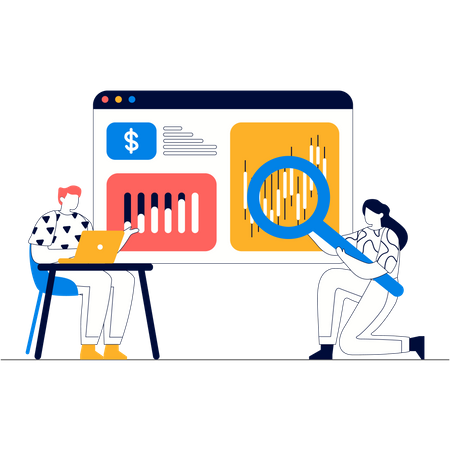 Analyse de marché  Illustration