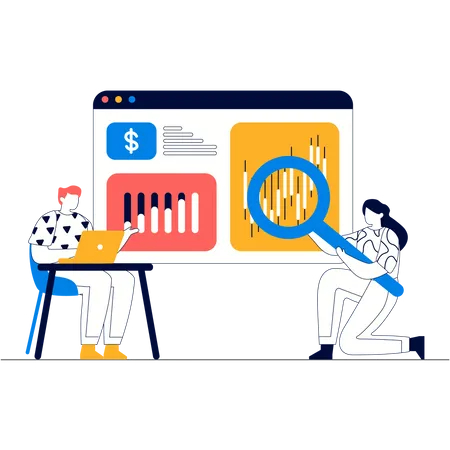 Analyse de marché  Illustration