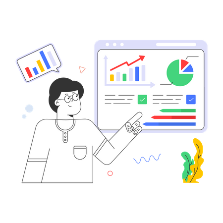 Analyse de marché  Illustration