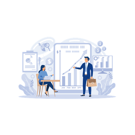 Analyse de marché  Illustration