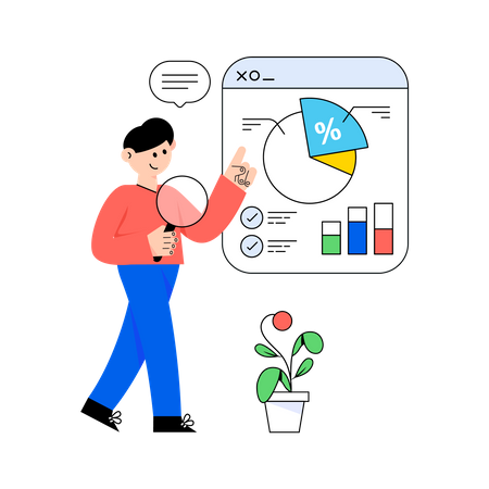 Analyse de marché  Illustration