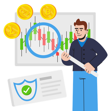 Analyse de crypto-monnaie  Illustration