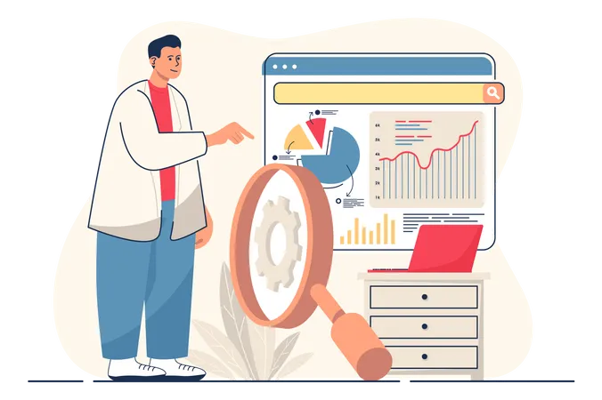 Analyse SEO  Illustration