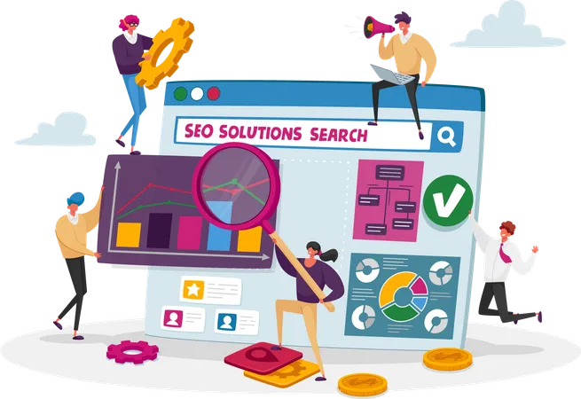 Analyse SEO  Illustration