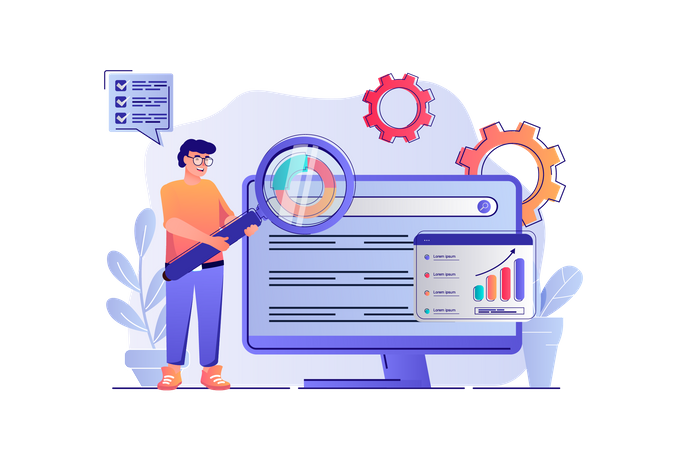 Analyse SEO  Illustration