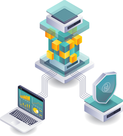 Analyse de sécurité de la technologie des serveurs Blockchain  Illustration