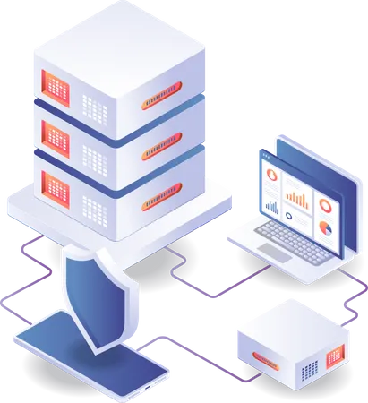 Analyse de la sécurité du serveur cloud  Illustration