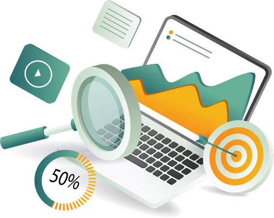 Analyse des données commerciales ciblées  Illustration