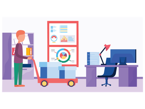 Analyser des données d'entreprise  Illustration