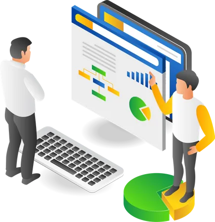 Analyser des données d'entreprise  Illustration